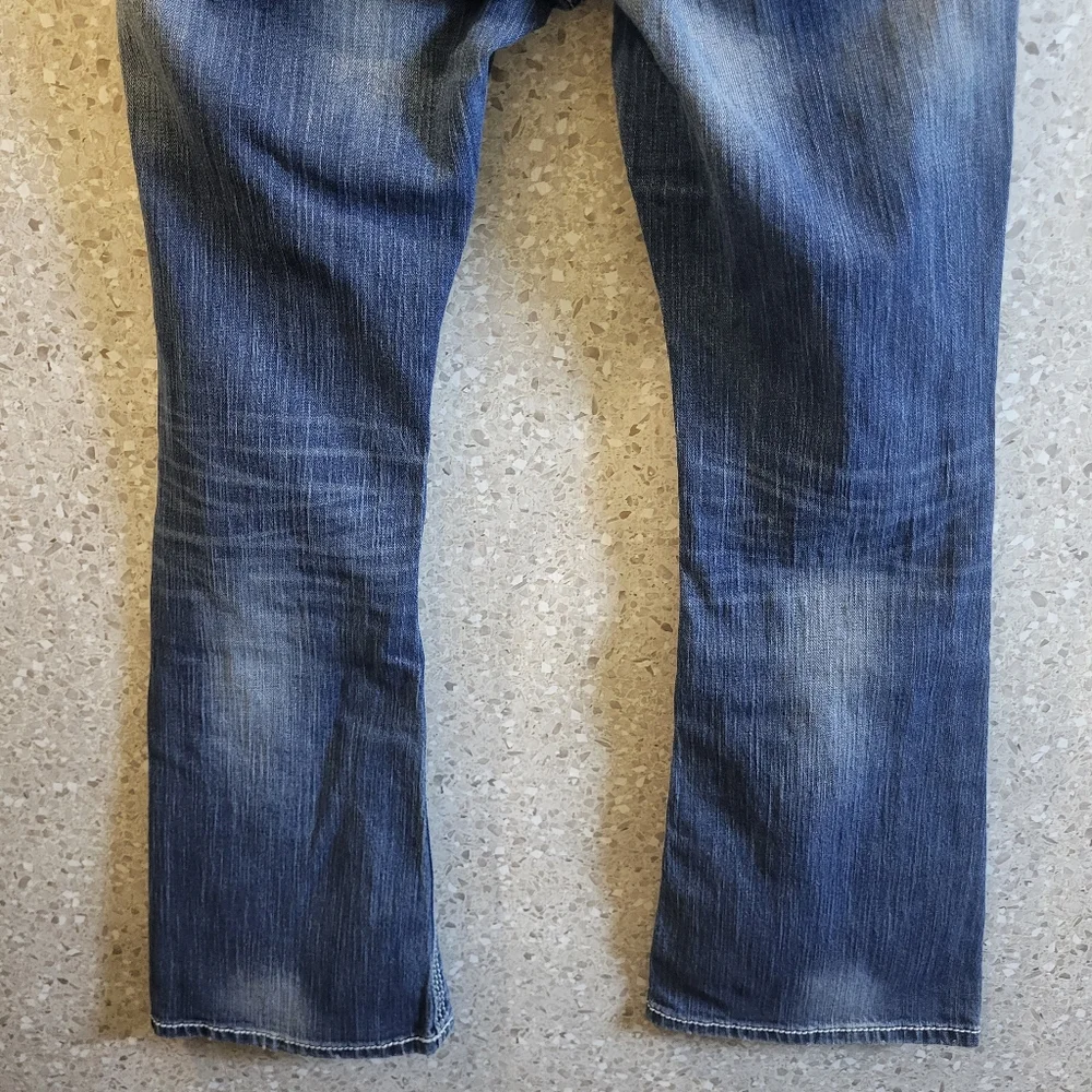 BKE, Women's Sabrina Flare Leg Denim, Distressed,‎ Stretch, Size 30R